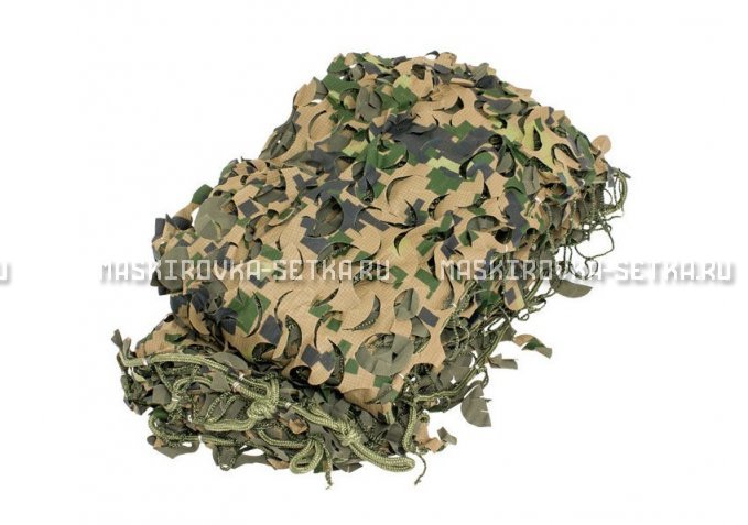 Массеть Camosystems Пейзаж-Профи Лес 3D 1,8х3 м  – купить по цене 3850 руб. в интернет-магазине в городе Казань картинка 1