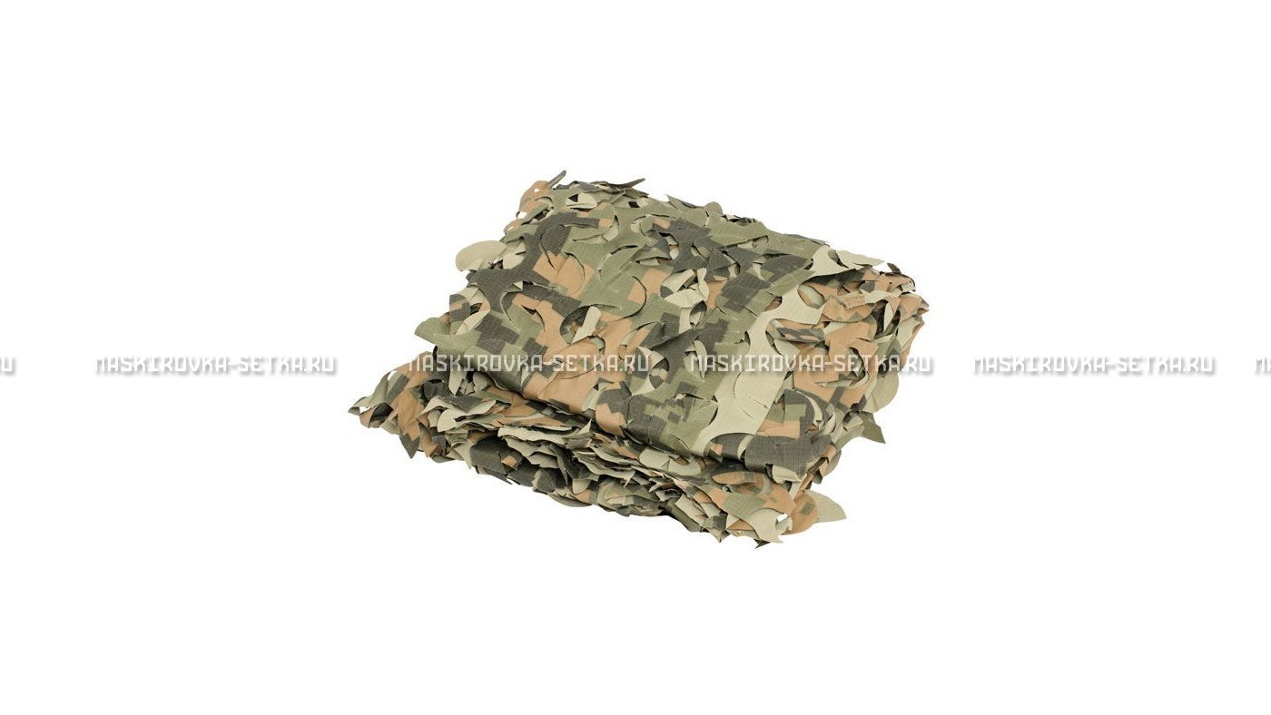 Сетка Camosystems Пейзаж Полынь 3D 2,4х6 м  – купить по цене 6200 руб. в интернет-магазине в городе Казань картинка 6