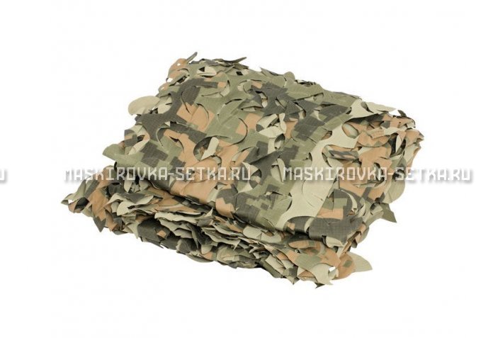 Сетка Camosystems Пейзаж Полынь 3D 2,4х6 м  – купить по цене 6200 руб. в интернет-магазине в городе Казань картинка 1