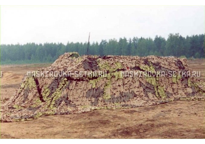 Маскировочная сетка МКТ-4П Поле 3х6 м – купить по цене 8700 руб. в интернет-магазине в городе Казань картинка 1