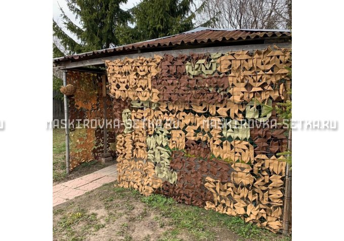 Маскировочная сеть МКТ-2П Поле 3х6 м – купить по цене 4700 руб. в интернет-магазине в городе Казань картинка 2