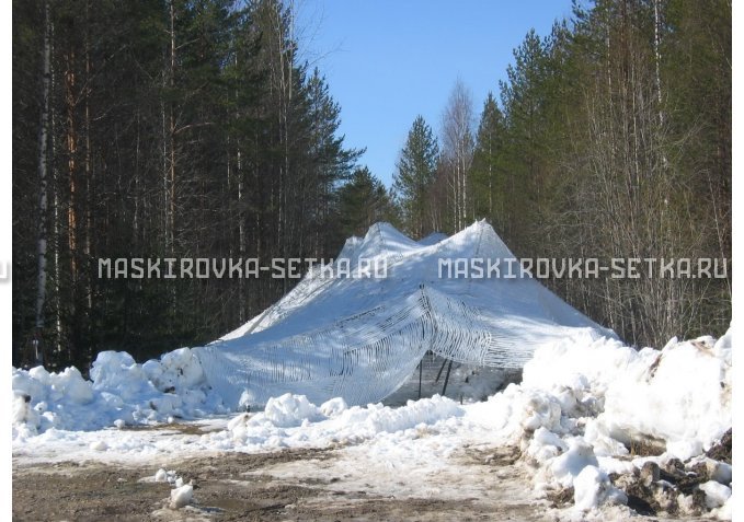 Маскировочная сеть МКТ-2С Снег 3х6 м – купить по цене 4500 руб. в интернет-магазине в городе Казань картинка 3