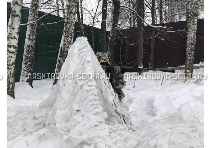 Маскировочная сеть МКТ-2С Снег 3х6 м – купить по цене 4500 руб. в интернет-магазине в городе Казань картинка 2