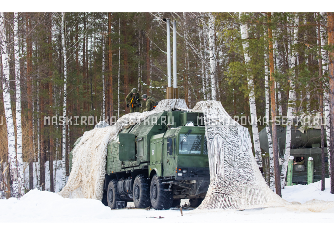 Маскировочный комплект МКТ-2С Снег 12х18 м без АП – купить по цене 58200 руб. в интернет-магазине в городе Казань картинка 5