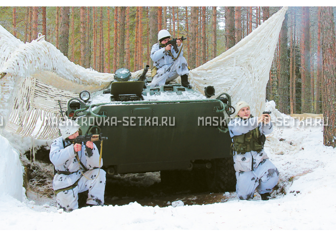 Маскировочный комплект МКТ-2С Снег 12х18 м без АП – купить по цене 58200 руб. в интернет-магазине в городе Казань картинка 6